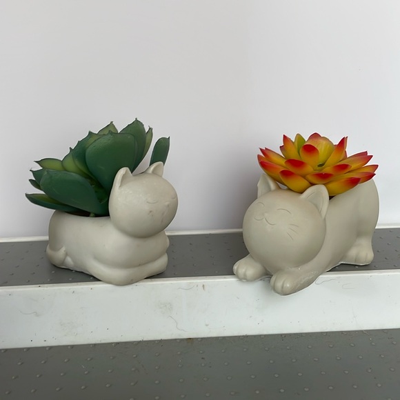 Other - Cat planters with stoppers.